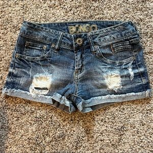 Destroyed Jean shorts size 3